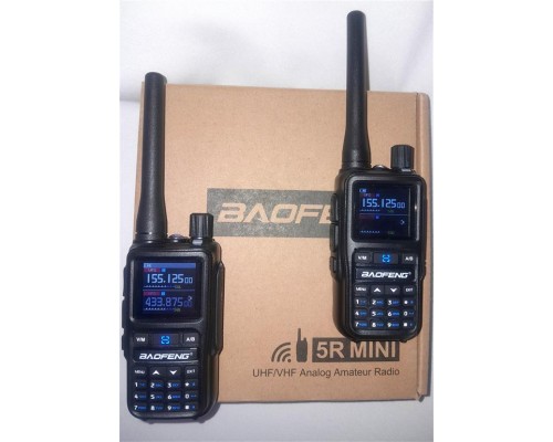 Baofeng UV-5R MINI радіостанція 136-174 МГц / 400-470 МГц (пара)