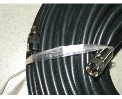 Кабель коаксіальний SYV-50-7-2  (аналог RG-213U) бухта 50 м з роз'ємами N-type male і UHF male