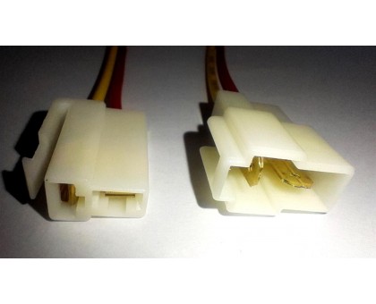 Роз'єм живлення для радіостанцій автомобільний 2-х контактний (пара)