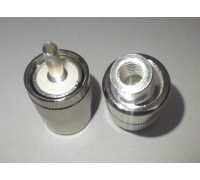 UHF male роз'єм під кабель RG-58 (висока якість)