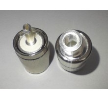 UHF male роз'єм під кабель RG-58 (висока якість)