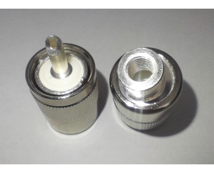 UHF male роз'єм під кабель RG-58 (висока якість)