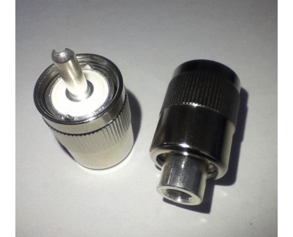 UHF male роз'єм під кабель RG-58 (висока якість)