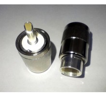 UHF male роз'єм під кабель RG8 (висока якість)