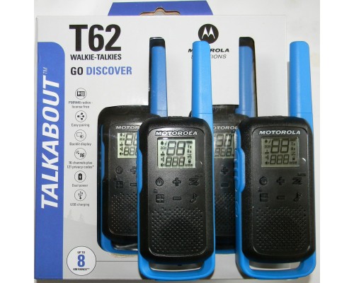 Motorola TALKABOUT T62 радіопереговорний пристрій walkie-talkie (пара)
