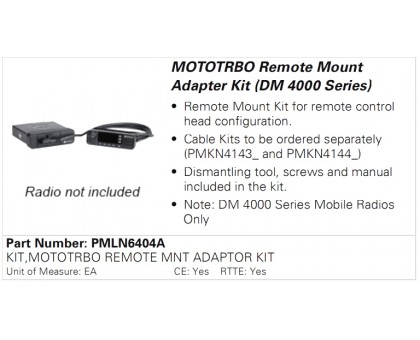 Motorola PMLN6404A виносна панель (пульт керування) до радіостанцій Motorola DM4000-серії