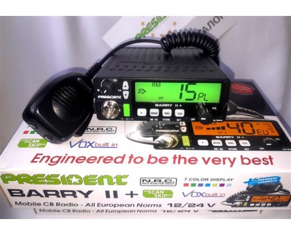 President Barry II+ радіостанція 27 МГц