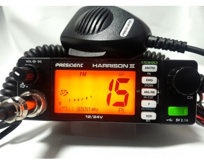 President Harrison II радіостанція 27 МГц