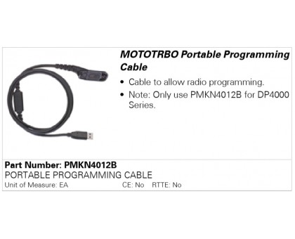 Motorola PMKN4012B програматор для DP3000/DP4000