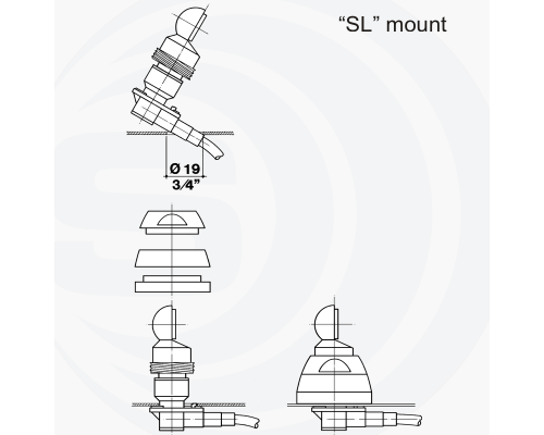 Sirio SMA 47/135 SL антена 135-175 МГц